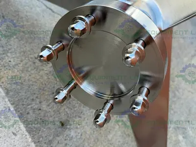 USED SCHOTT AG 316 STAINLESS STEEL IMPELLER 98" HEIGHT  X 2" FEMALE THREADED