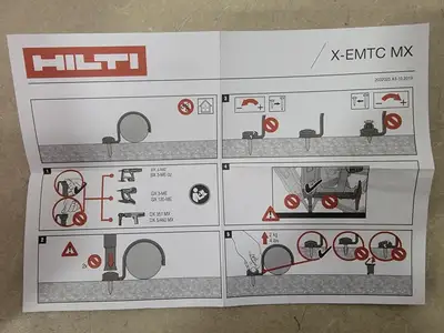 NEW HILTI X-EMTC 1-1/4" MX