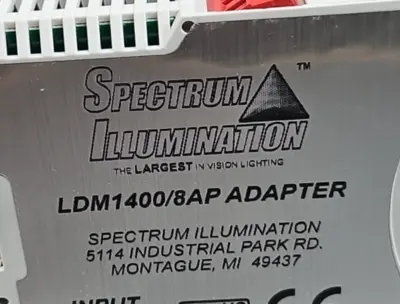 Spectrum Illumination LDM 1400/8AP Adapter Loc3B24