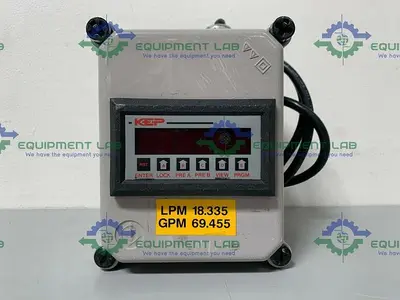 USED SPONSLER SP714 EXPLOSION PROOF AMPLIFIER W/ 21" TURBINE FLOW METER