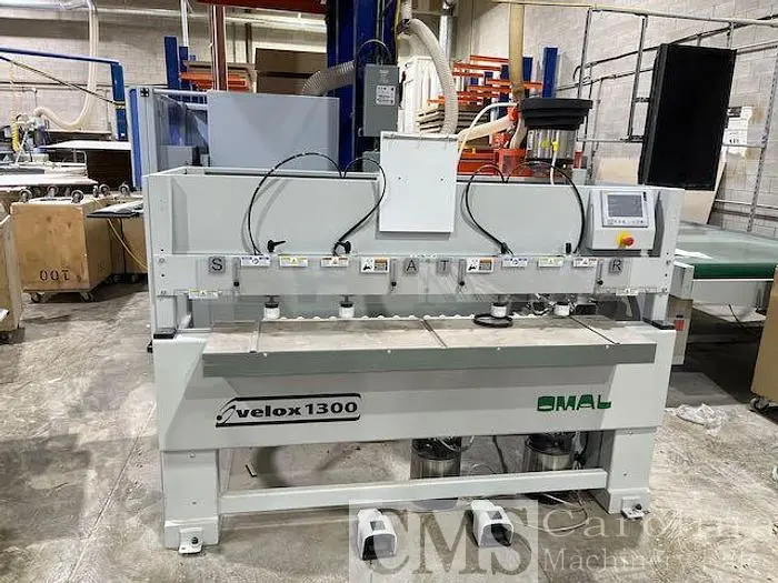 Used 2022 OMAL VELOUX 1300 INDEX BORE AND DOWEL Woodworking Horizontal Boring Machines | CAROLINA MACHINERY SALES #421130