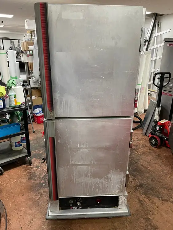 Used Cres-Cor Used Cres Cor Full Height Insulated 32 Pan Heated Holding Cabinet food Warmer 120V Hot Food Warming, Holding, & Transport Cabinets Illinois US | Falcon Restaurant Supply #1376381