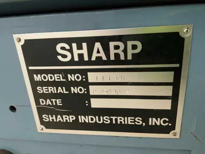 11" X 18" SHARP MODEL #H1118 PRECISION LATHE W/ ENGLISH & METRIC: STOCK #23758