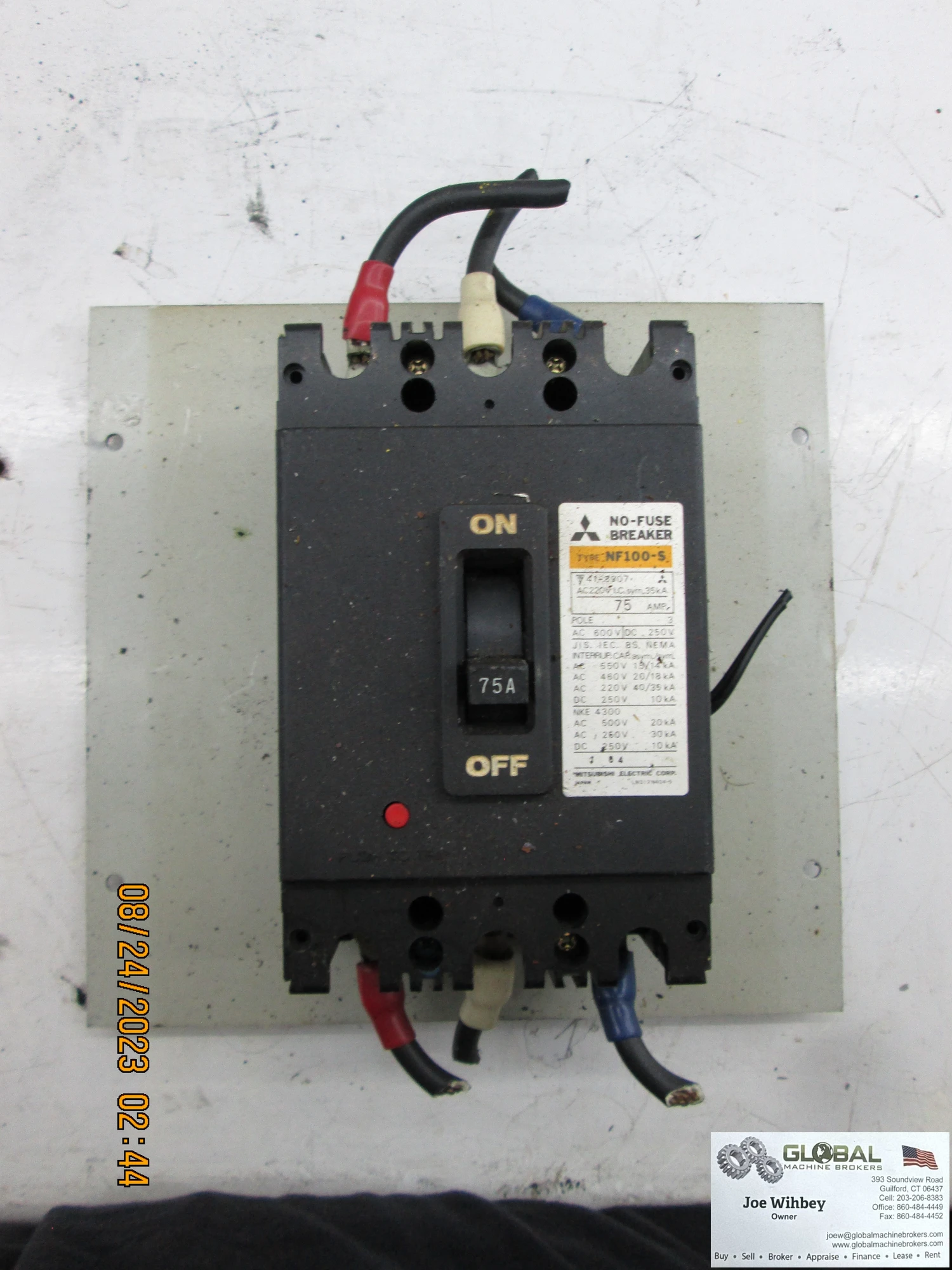Mitsubishi NF100-S No Fuse Breaker