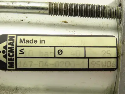 Used MECMAN _UNKNOWN_ Pneumatic Cylinders | Arrow Industrial #633576