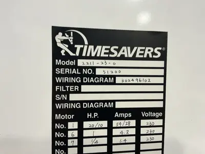 Used TIMESAVERS 2211230 Wide Belt Sanders Ohio US | HGR 24 #1541504
