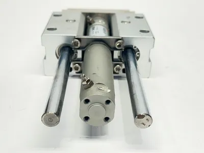 MGCLB20-100 | SMC  Guided Pneumatic Cylinder 20mm Bore 100mm Stroke - Used