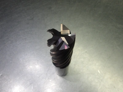 Kyocera/SGS 1" 5 Flute Carbide CR Endmill 1" Shank .01" R 38880 (LOC2261)