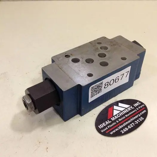 Used MANNESMANN REXROTH Z2S10132 Valves/Fittings Michigan US | Ideal Machinery #584321