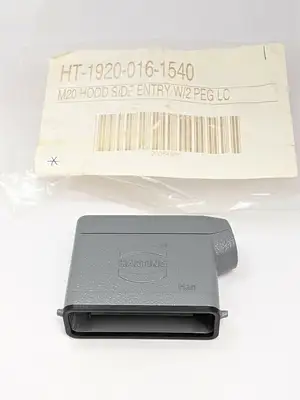 USED HARTING M20 HOOD SIDE ENTRY 2 PEG LC