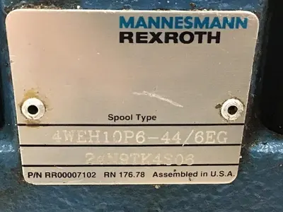 USED MANNESMANN REXROTH 4WEH10P6-44/6EG24N9TK4S06