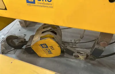 25 TON STREET OVERHEAD CRANE CABLE HOIST, NEW 2008: YOBRO #24830