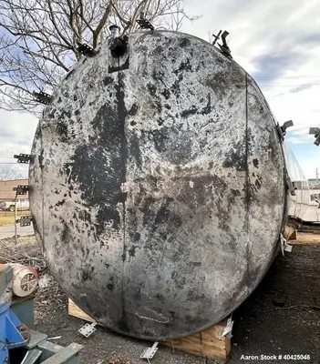 Used Herpasur SA 29,062 Gallon Stainless Steel Storage Tank - Industrial Food Grade