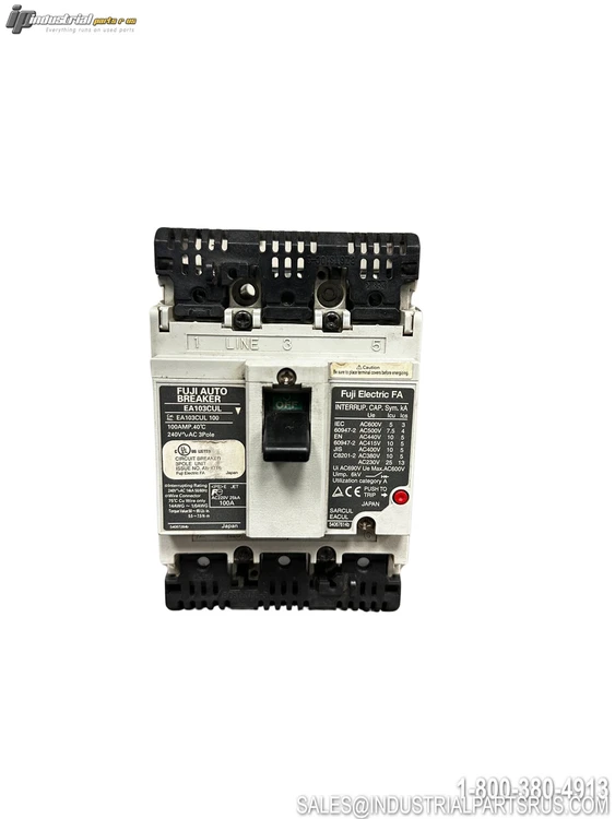 Used FUJI EA103CUL Circuit Breakers Kentucky US | Industrial Parts R Us Inc. #779400