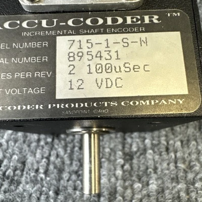 Used ACCU-CODER 715-1-S-N Misc Electrical & Power Parts California US | Davliegogo LLC #1710152