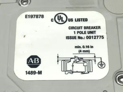 USED ALLEN-BRADLEY 1492-M1C080 SER. D