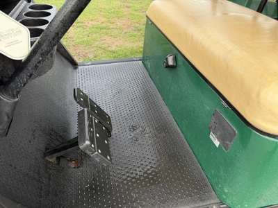 (1) 2019 E-Z-Go EFI golf cart with a Kawasaki gas engine, model 657061G01, includes canopy, fold-dow...