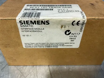 New | in-Stock SIEMENS 6ES7 1511AA040AB0 Input / Output Modules Ohio US | HGR 24 #1415165