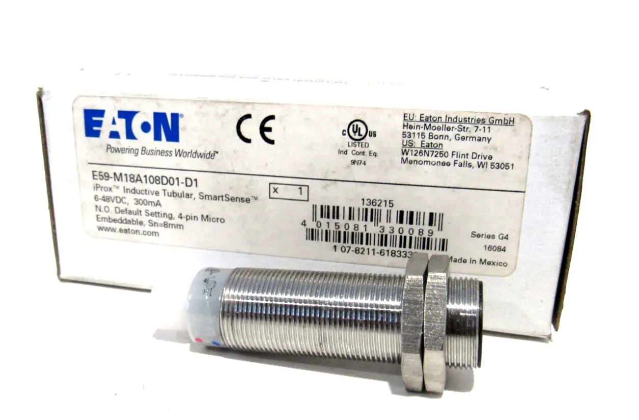 NEW EATON E59-M18A108D01-D1 PROXIMITY SENSOR E59M18A108D01D1