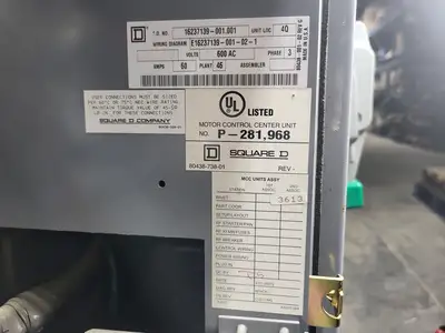 USED SQUARE D MODEL 6