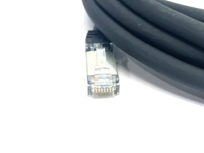 USED PANDUIT SHIELDED CAT6A PATCHCORD 600V 5M BLACK