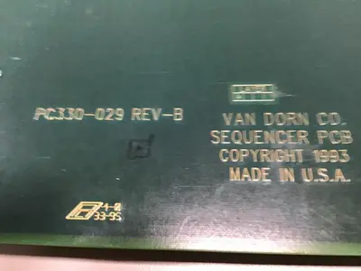 USED VAN DORN PC330-029 330-029