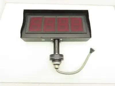 Wibond 4-Digit Counter Control Panel Meter 4" Red LED Display Screen