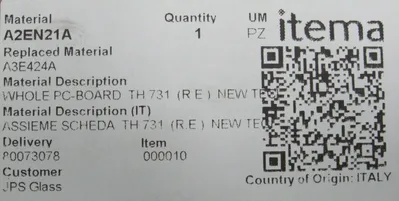 NEW SOMET TH731N CIRCUIT BOARD TH730