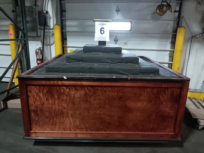 124-0106 Wooden Produce Display Table