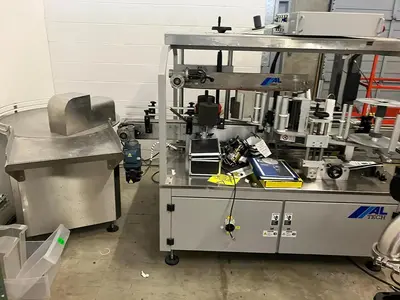 USED 2021 BELLATRX 1 GALLON PISTON FILLER AND PACKAGING LINE
