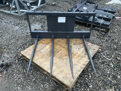 Used JCT SKID STEER BALE SPEAR WITH 4 TINES Bale Spears Michigan US | Miedema Asset Management Group #1328978