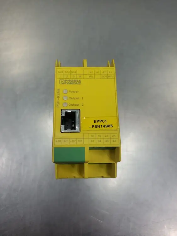 Used Phoenix Contact PSR-SPP-24DC/RSM4/4X1-K0C Safety Relay Module Relays & Switches | Palmetto Automation #1149758