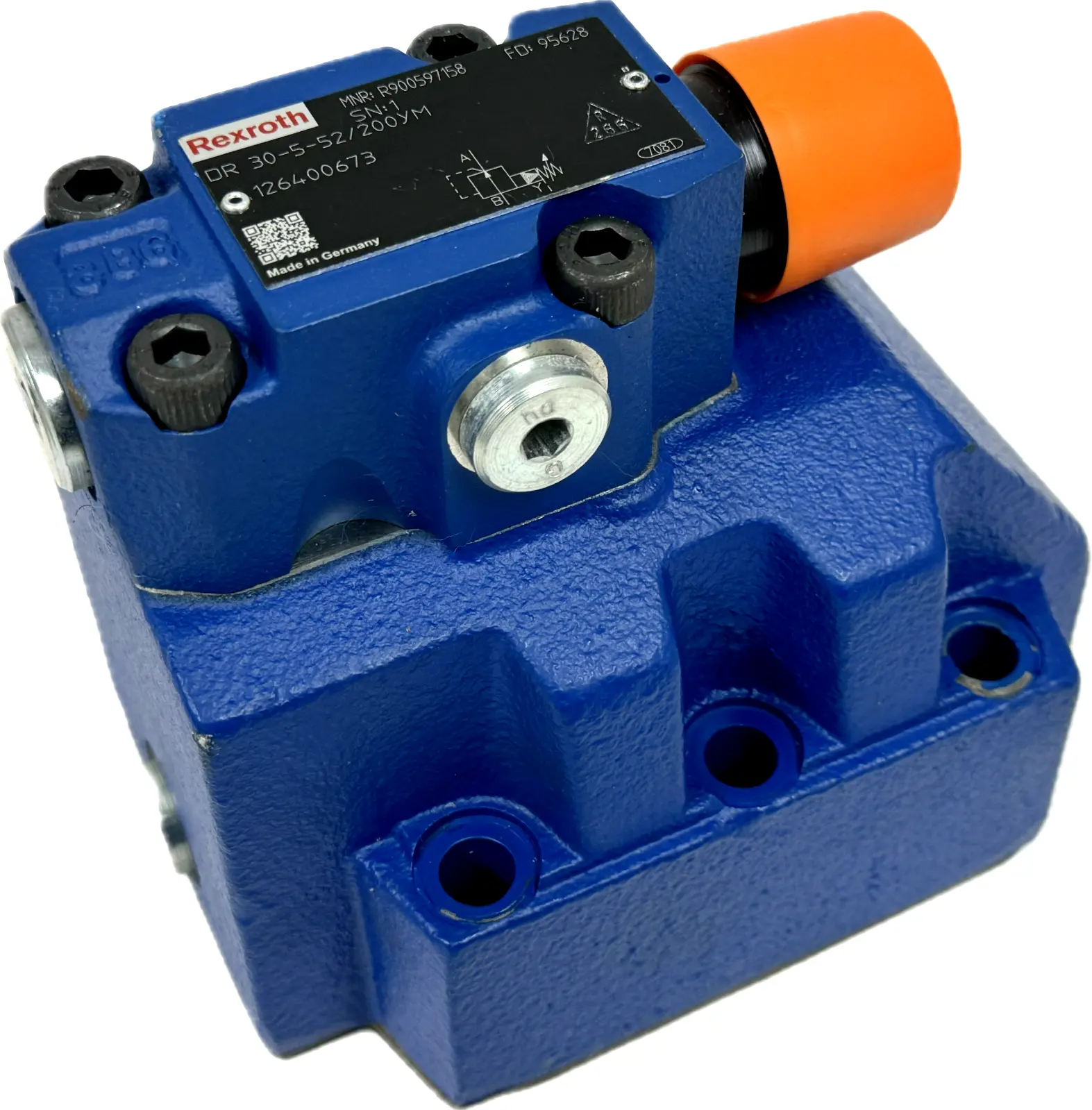 NEW REXROTH DR 30-5-52/200YM HYDRAULIC VALVE R900597158 DR30552200YM