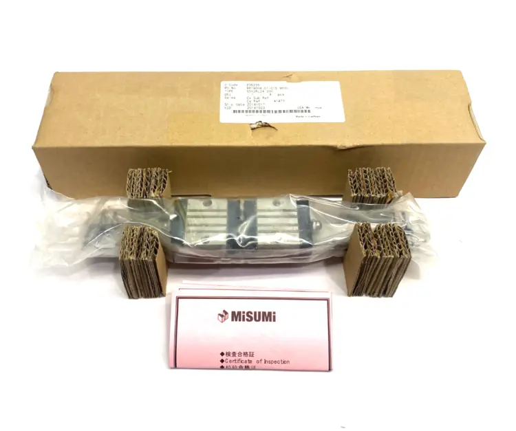 New | in-Stock MISUMI 2-BLOCK LINEAR GUIDE RAIL ASSEMBLY, STANDARD, 200MM LENGTH Linear Guides | Maverick Industrial Sales #1103051
