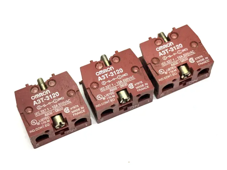 Used Omron A3T-3120 Contact Blocks Michigan US | Maverick Industrial Sales #1483108
