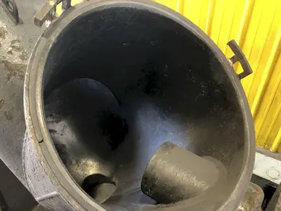 3 CUBIC FEET PATTERSON KELLEY CARBON STEEL POWDER V BLENDER: STOCK #17256