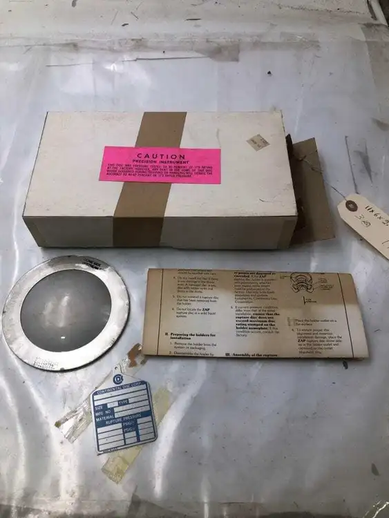 Used CONTINENTAL DISC CORP. _UNKNOWN_ Rupture Disc Or Containment Disc Pennsylvania US | Moses B Glick #1007468