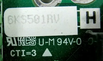 USED GENERAL ELECTRIC 6KS501RV PC BOARD 6KS501RV-H