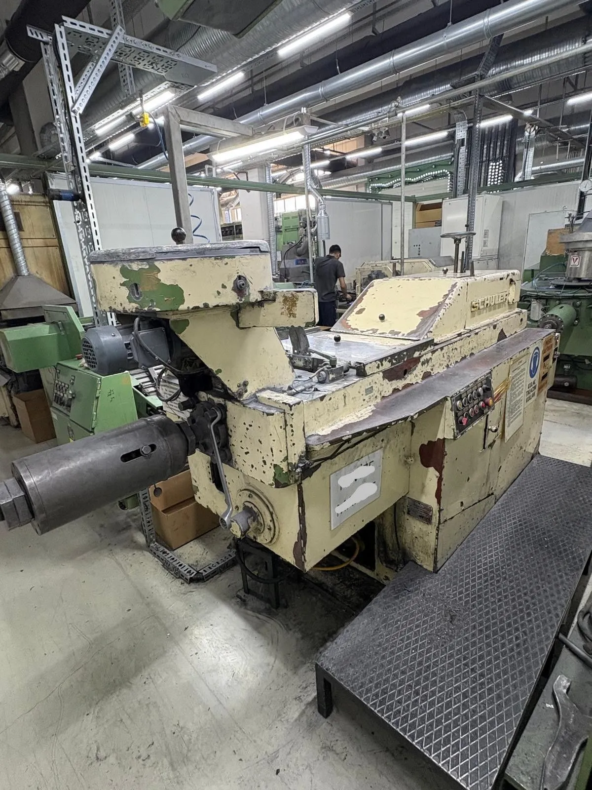 USED SCHULER Collapsible Tube Line