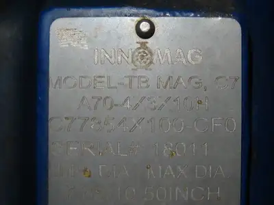 Innomag TB MAG C7 A70-4X3X10H Lined Pump Casing 4x3" Flange 7.85/10.5" Impeller
