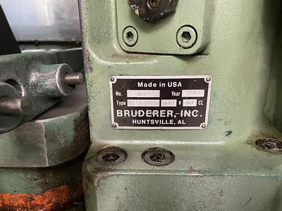 USED 1983 BRUDERER BSTA 60.II