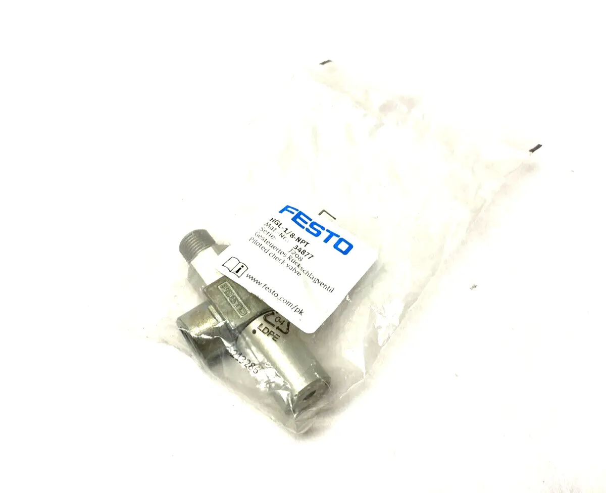 NEW FESTO PILOTED CHECK VALVE J208