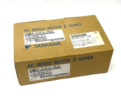 USED YASKAWA SIGMA II AC SERVO MOTOR, 100W, R/B/T-AXIS 142181-2