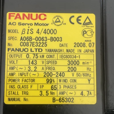Used FANUC A06B-0063-B003 Misc Industrial Equipment California US | Davliegogo LLC #1729771