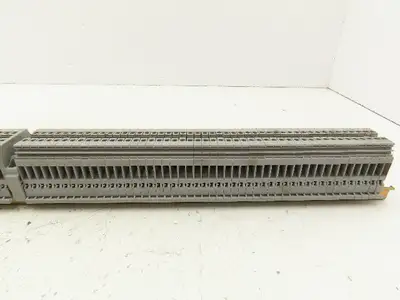 Entrelec M4/6 5116 Terminal Block DIN Rail 600V 25A 24-10AWG Lot of 95