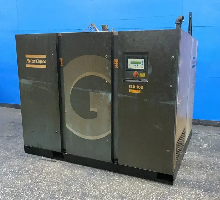 Used 2010 ATLAS COPCO GA 160 Rotary Screw & Sliding Vane Air Compressors Ohio US | HGR 24 #1232640