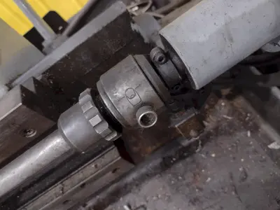 15" X 32" MANNAIONI MAN-AU-CYCLE THREADING LATHE, 4" HOLE: STOCK #16992