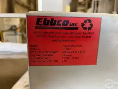 USED 2013 EBBCO GRS-0250-B-CC-5L