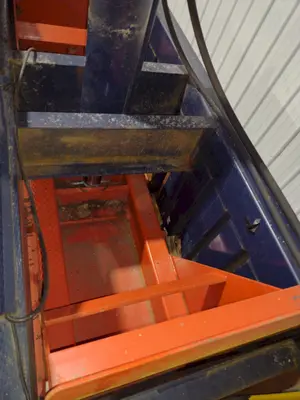 72" X 30" JV MFG CRAM A LOT MODEL #VB-72-B VERTICAL HYDRAULIC CARDBOARD BALER: STOCK #18054