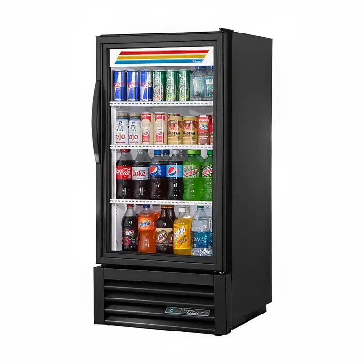 Used True GDM-08-HC~TSL01 BLK Display Refrigerators Illinois US | Falcon Restaurant Supply #1373901